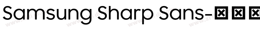Samsung Sharp Sans字体转换